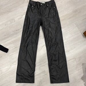Black womens Zara pants